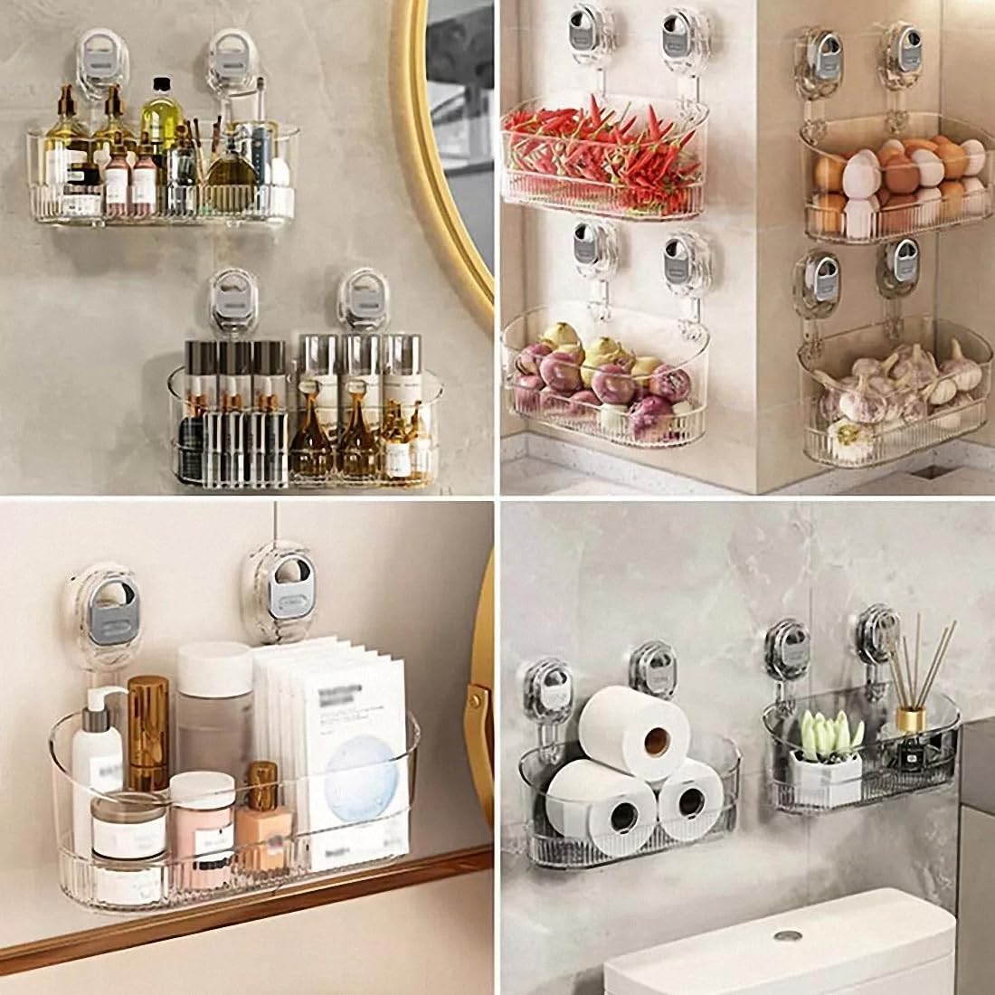HydroHold Bathroom Storage Rack – Buy 1 Get 1 Free